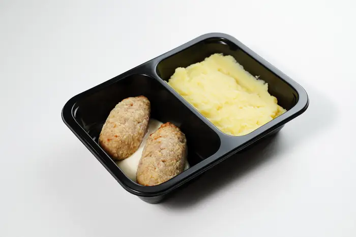Куриные котлеты с пюре